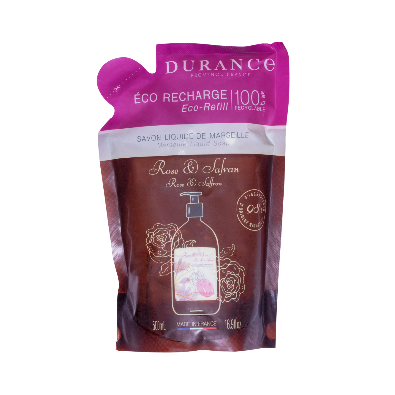 Recharge Savon Liquide Rose & Safran