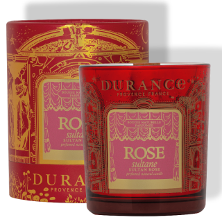 Bougie Mèche en Bois Rose Sultane