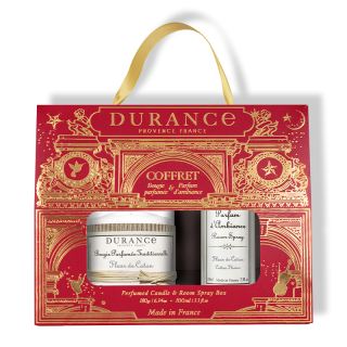 coffret bougie et parfum coton