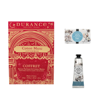 Coffret Duo Coton Musc contenu