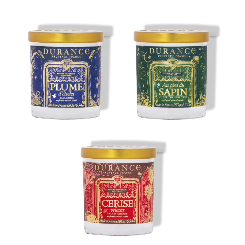 Trio Bougies de Noël
