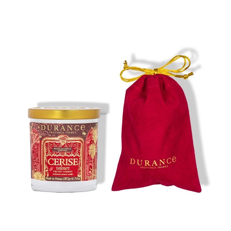 Pochon Bougie de Noël avec bougie