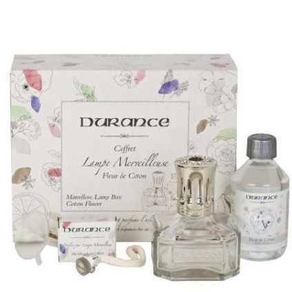 Coffret Lampe à catalyse fleur de coton