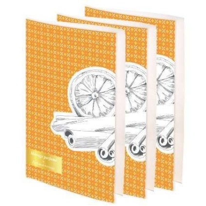 Cartes parfumées de Noël - Cannelle Orange