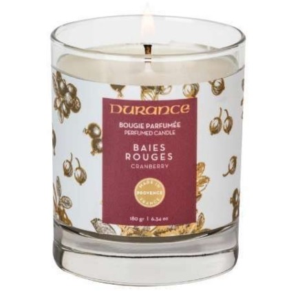Bougie Naturelle Parfumée Baies Rouges