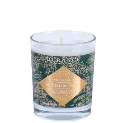 Mini Bougie Parfumee Cire Naturelle Au Pied du Sapin de Noel Made in France