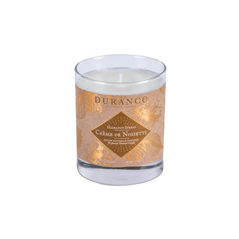 Bougie Parfumée Naturelle Crème de Noisette