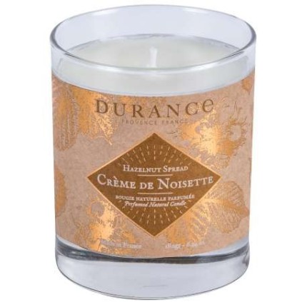 Bougie Parfumée Naturelle Crème de Noisette