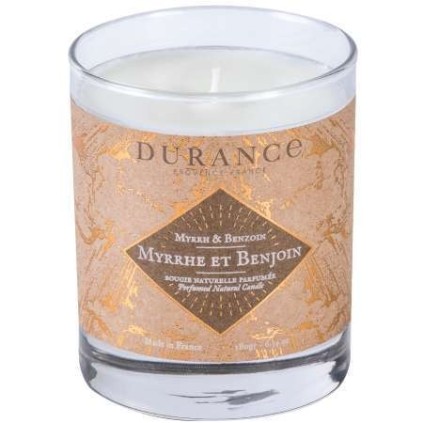 Bougie Parfumée Naturelle Myrrhe et Benjoin