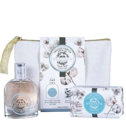Trousse Eau de Parfum Savon Solide Coton Musc Made in France