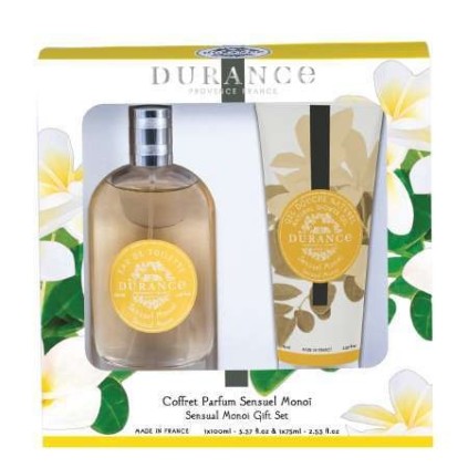 Coffret Eau de Toilette & Gel Douche Naturel Sensuel Monoï Made in France