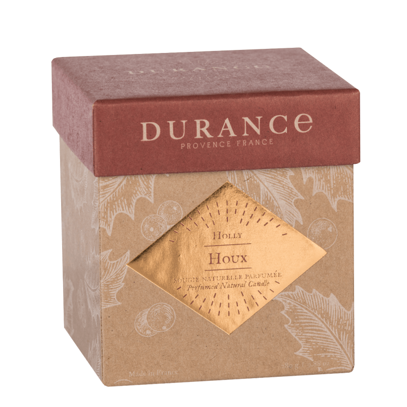 Bougie Parfumée Naturelle Deux Mèches Houx