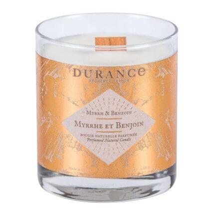 Bougie Parfumée Naturelle Mèche Bois Myrrhe et Benjoin 2
