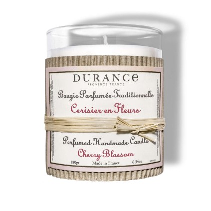 bougie parfumée cerisier en fleurs