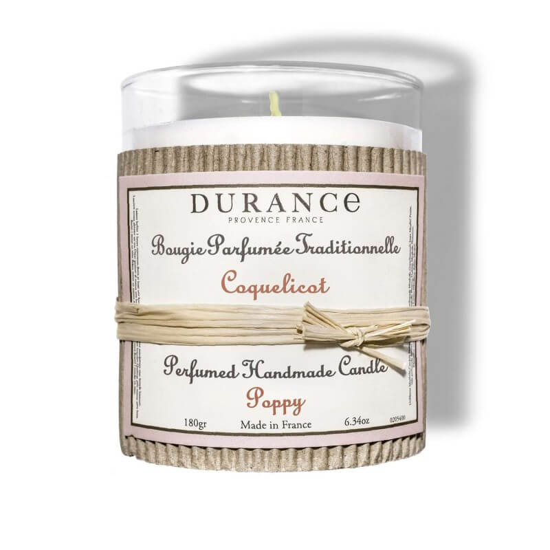 bougie parfumée coquelicot