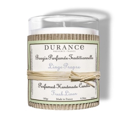 bougie parfumée linge propre
