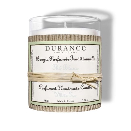 bougie parfumée thé blanc