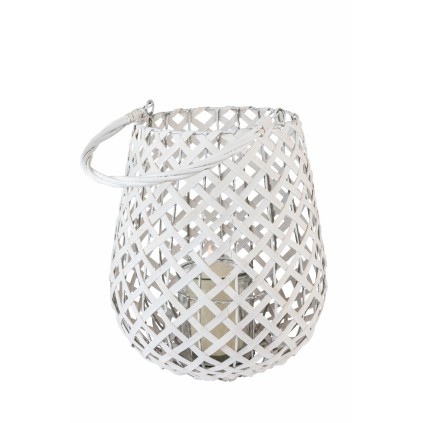 Lanterne Photophore Blanche Grand Format