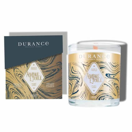 Bougie Mèche en Bois Ambre - Durance 2