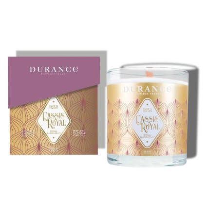 Bougie Mèche Bois Parfumée Cassis Royal 2