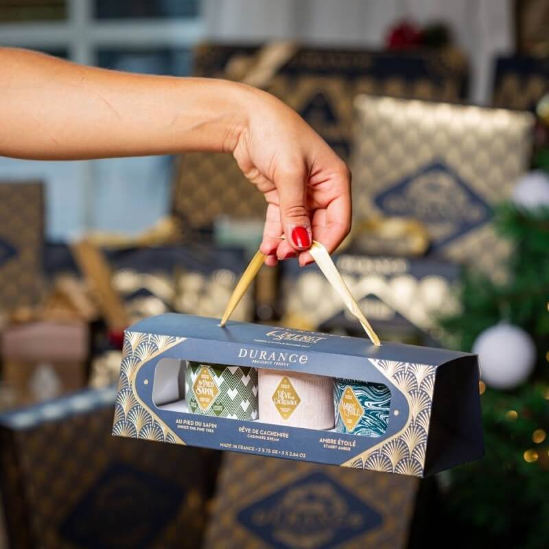 Coffret Bougies (Sapin, Cachemire et Ambre)