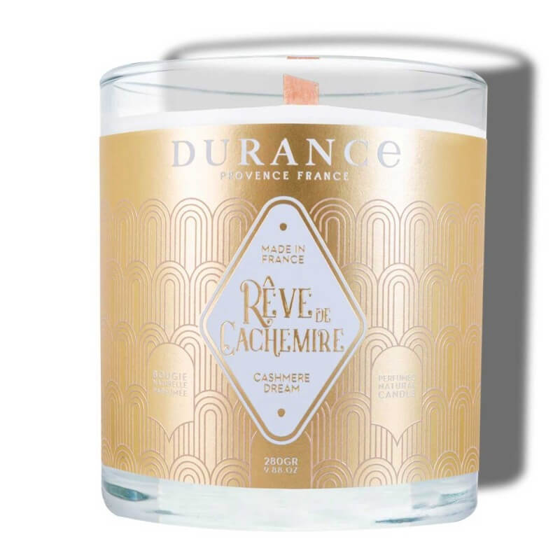 Bougie Mèche Bois Rêve de Cachemire