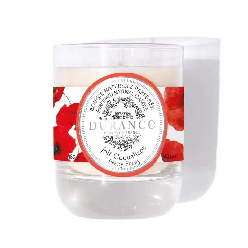 Bougie Parfumée Naturelle Joli Coquelicot