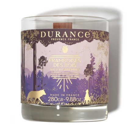 Bougie Mèche Bois Framboises Des Bois - Durance