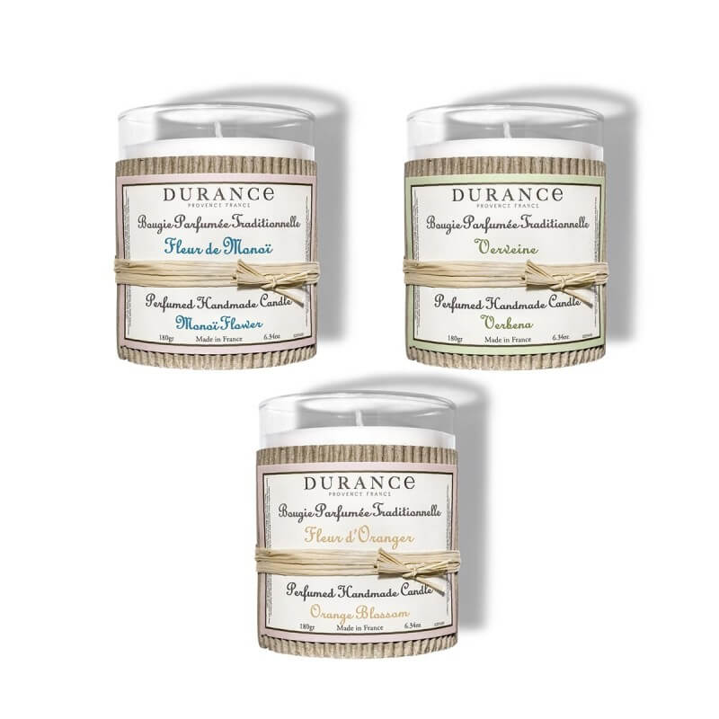 Trio Bougies Parfumées - coffret 3 bougies au choix