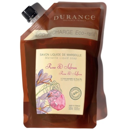 Recharge savon liquide Rose et Safran - Durance