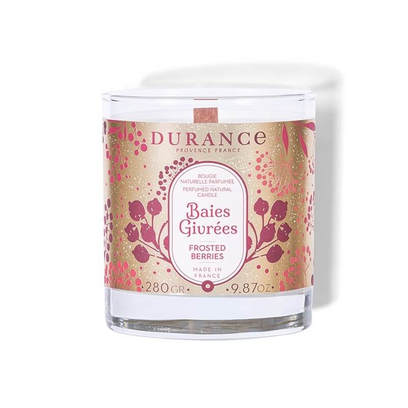 Bougie Mèche en Bois Baies Givrées - Durance