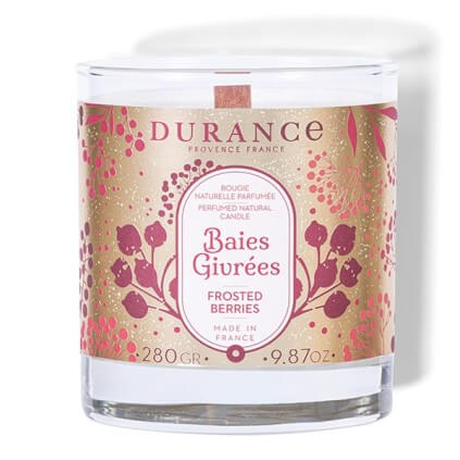 Bougie Mèche en Bois Baies Givrées - Durance 2