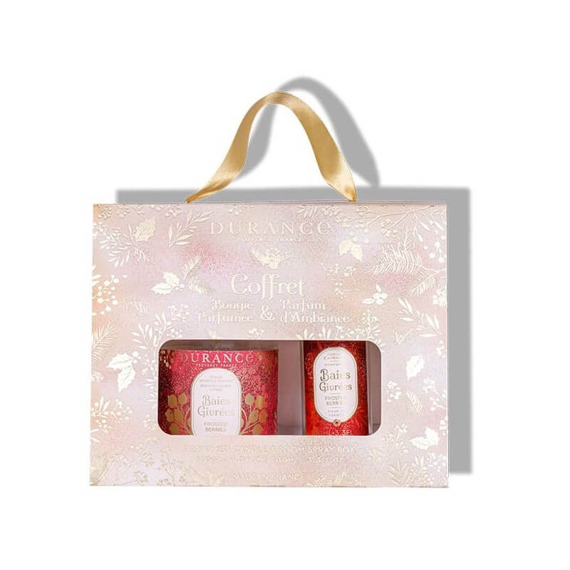 Coffret Bougie et Parfum d'Ambiance Baies Givrées - Durance
