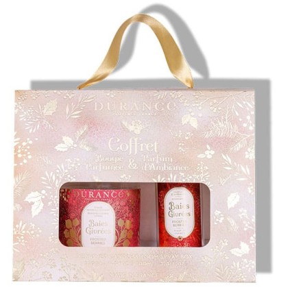 Coffret Bougie et Parfum d'Ambiance Baies Givrées - Durance