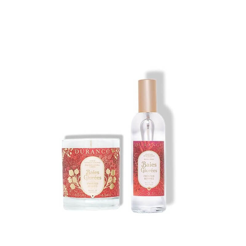 Coffret Bougie et Parfum d'Ambiance Baies Givrées - Durance