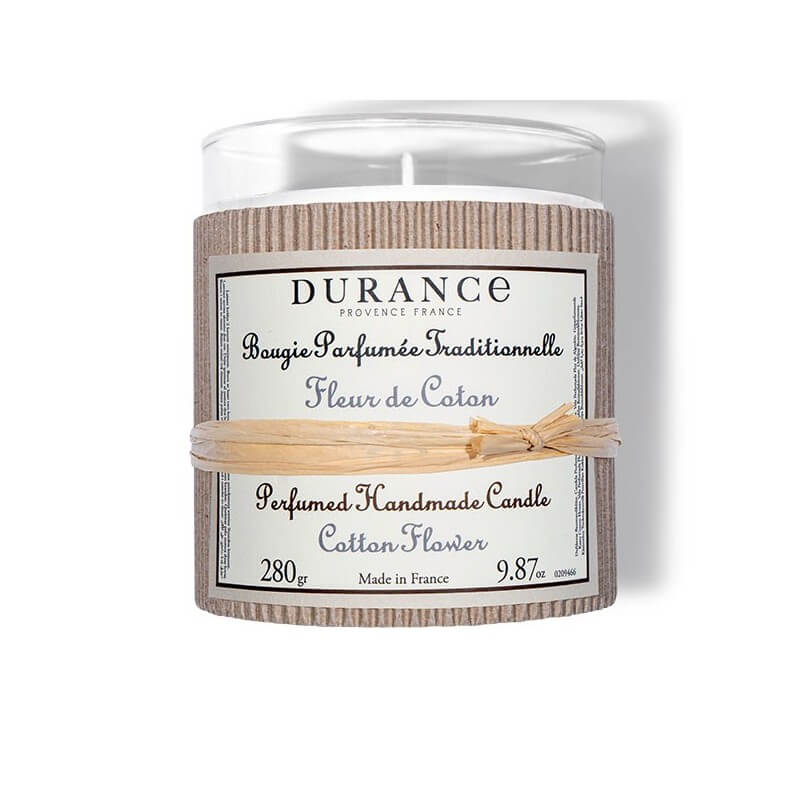 Grande bougie fleur de coton