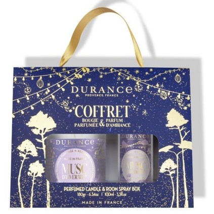 Coffret Bougie et Parfum d'Ambiance Musc d'Hiver