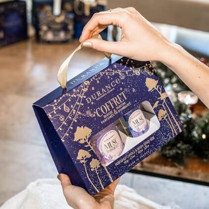 Coffret Bougie et Parfum d'Ambiance Musc d'Hiver 2