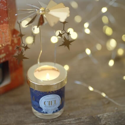 Coffret Carrousel Bougie et Parfum d'ambiance Ciel Poudré - Durance 2