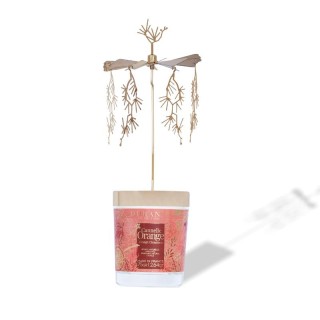 Carrousel Bougie cannelle orange