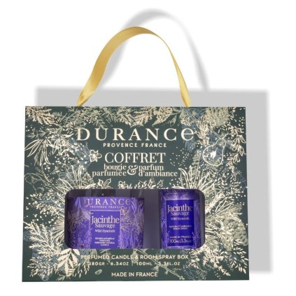 Coffret Bougie et Parfum d'Ambiance Jacinthe Sauvage