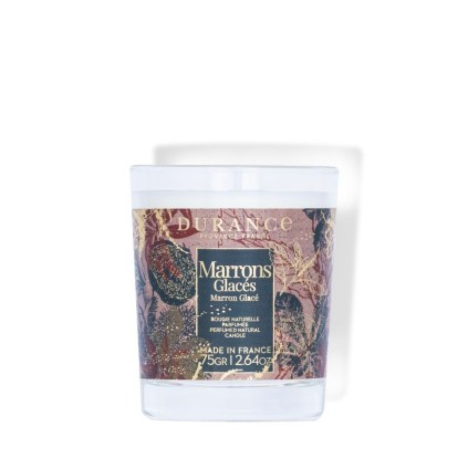 petite bougie marrons glacés