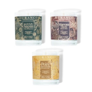 Trio Bougies de Noël