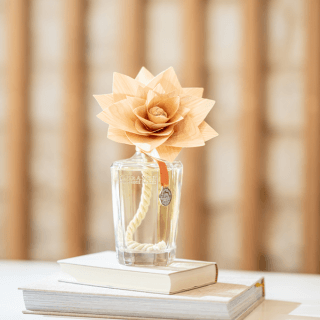 Fleur parfumée grand format ambre précieux 2