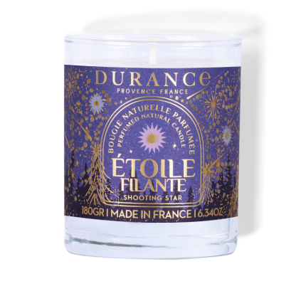Bougie parfumée étoile filante