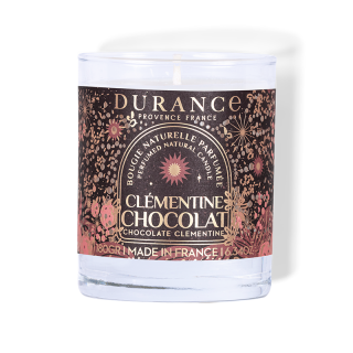 bougie parfumée clémentine chocolat
