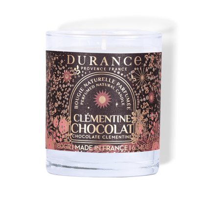 bougie parfumée clémentine chocolat