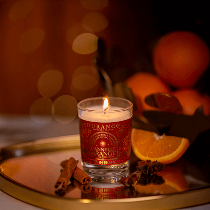Petite Bougie de noël Cannelle Orange 2
