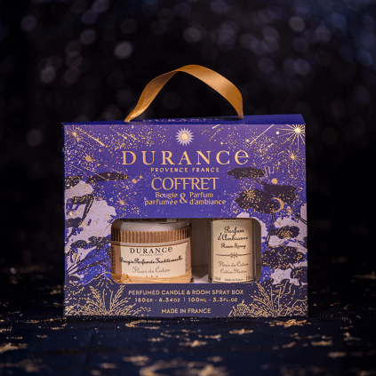 Coffret Bougie et Parfum d'Ambiance Fleur de Coton - Edition Noël 2