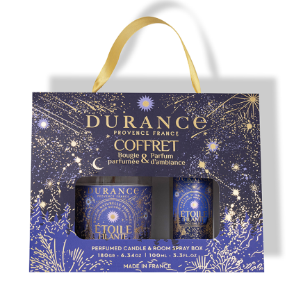 Coffret Bougie et Parfum d'Ambiance Etoile Filante